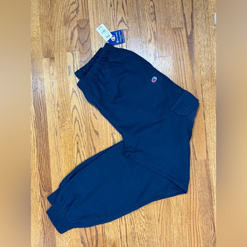 NWT Champion Cargo Navy Sweatpants (1XLT)